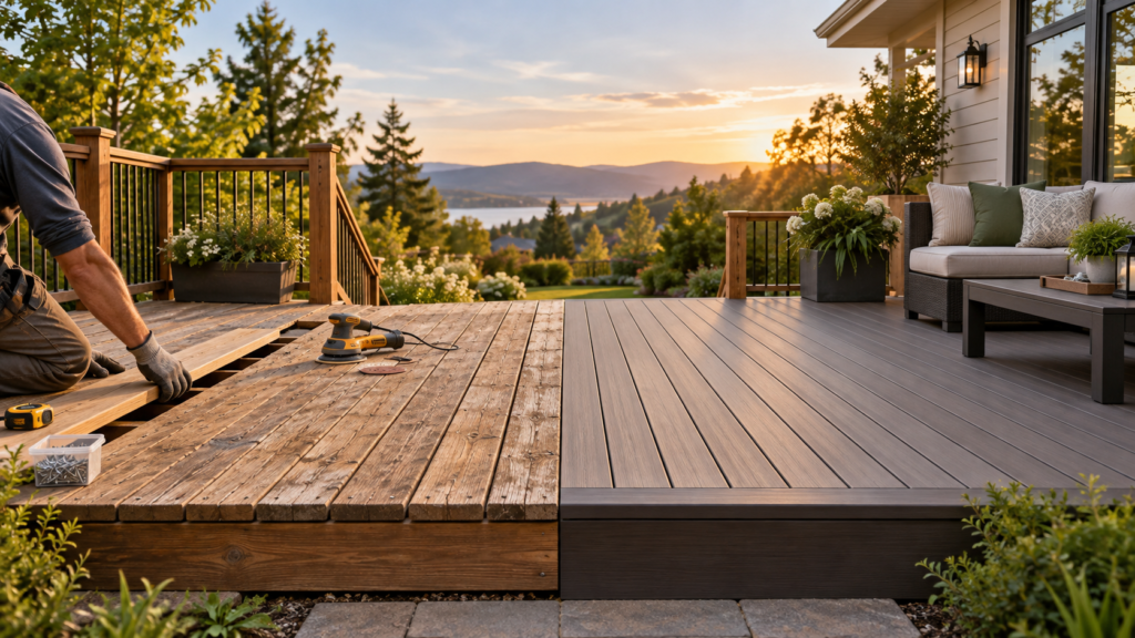composite deck replacement